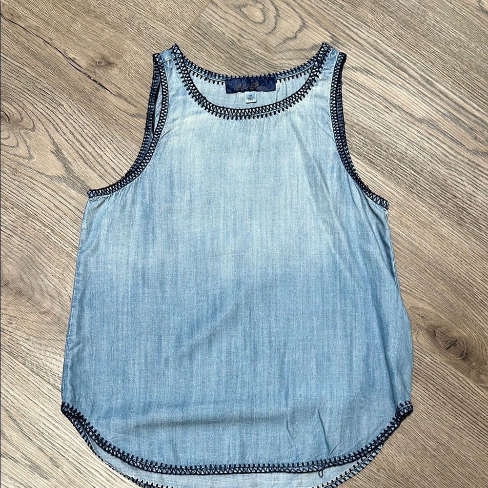Denim Sleeveless Top
